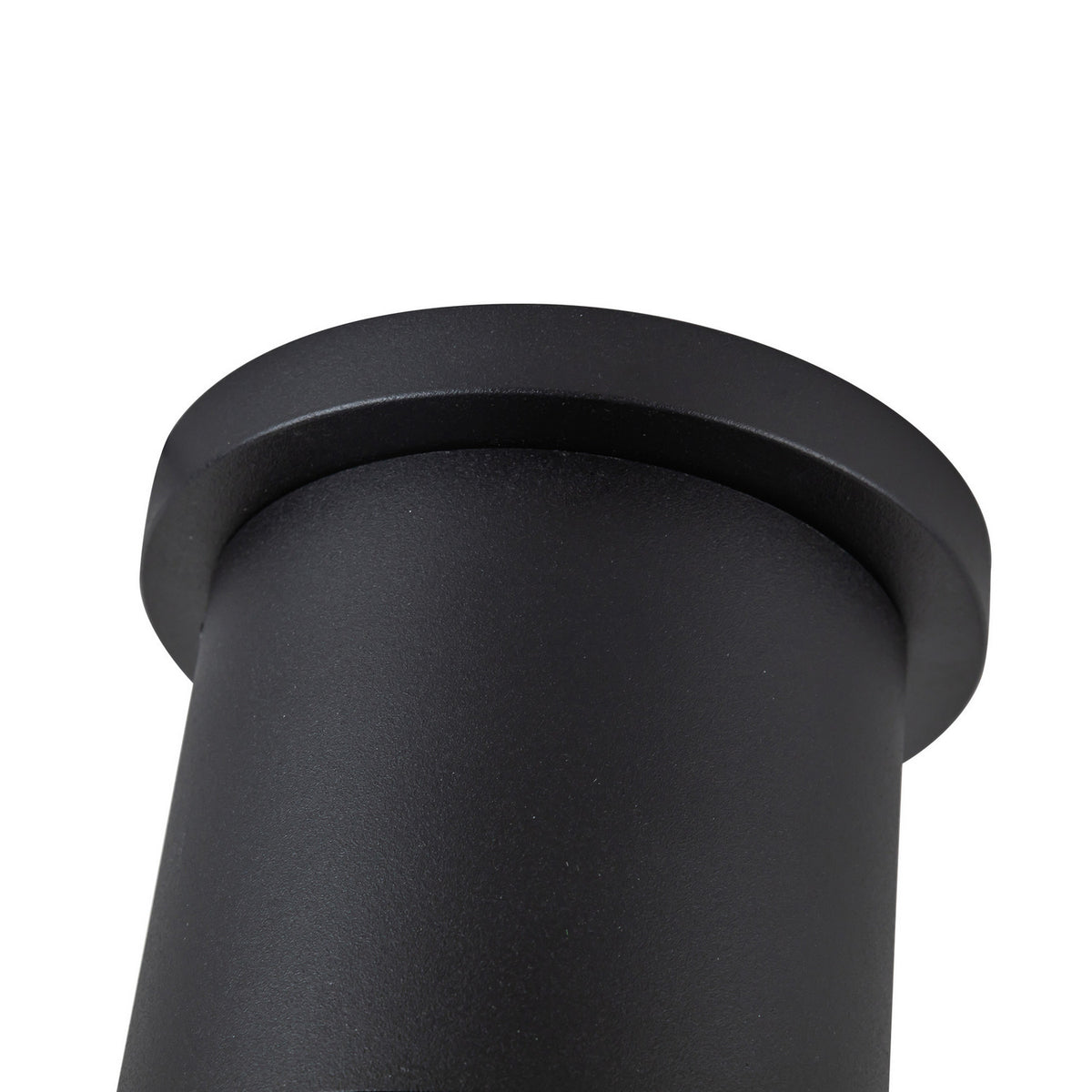 Plafonnier extérieur Nordic 4 pouces, Noir, 4" – vue 3