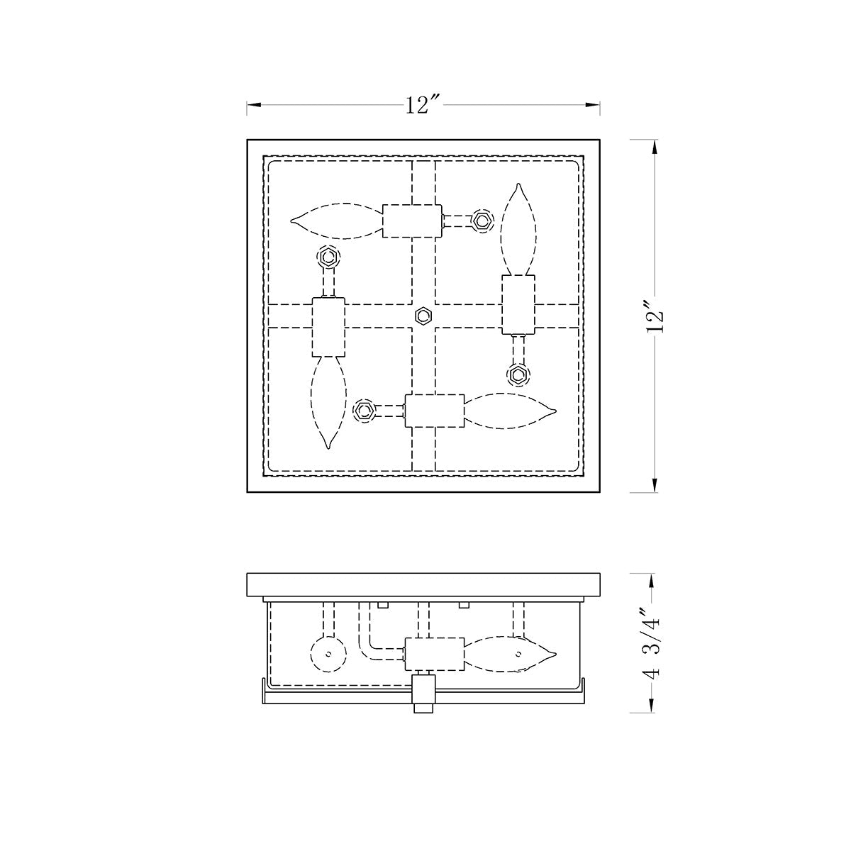 Plafonnier extérieur Sana