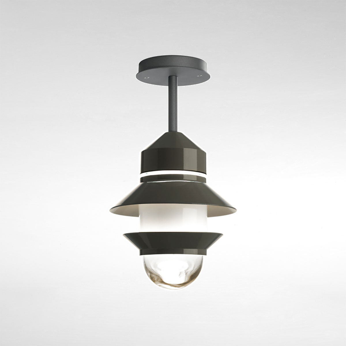 Plafonnier extérieur Santorini - Gris by Marset | Luminaires & cie