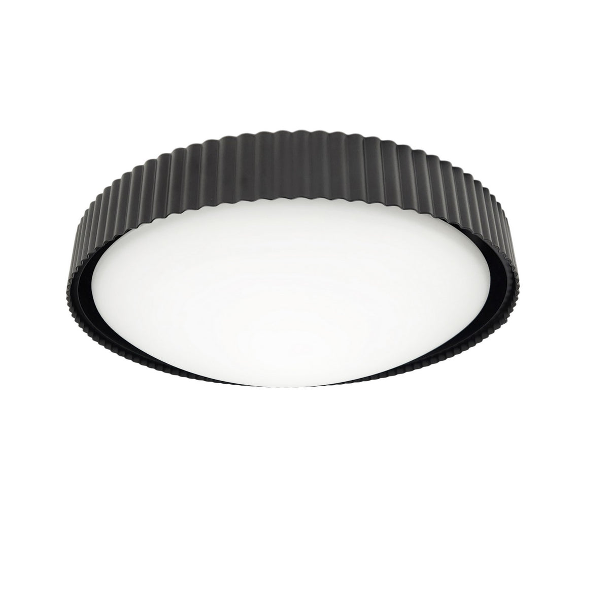 Plafonnier Fabiana 18", Noir mat – Dainolite