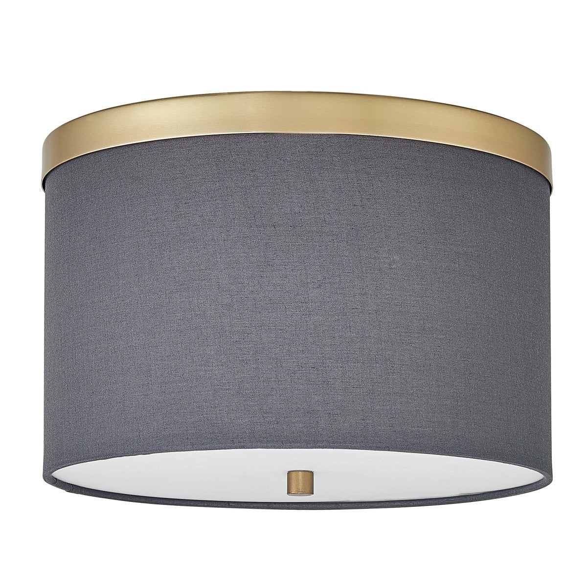 Plafonnier Frederica - Laiton vieilli Gris by Dainolite | Luminaires & cie