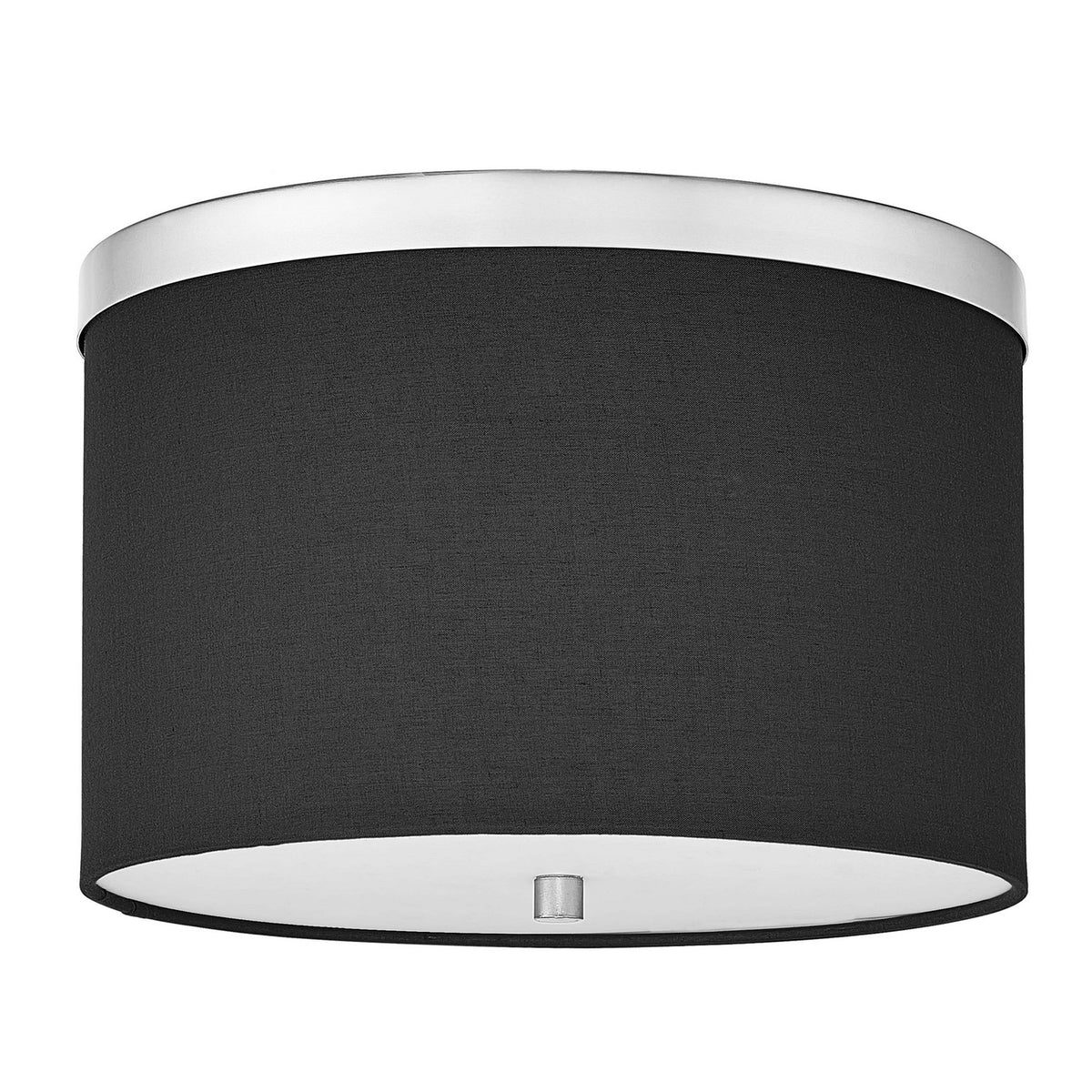 Plafonnier Frederica Chrome poli, Noir – Dainolite