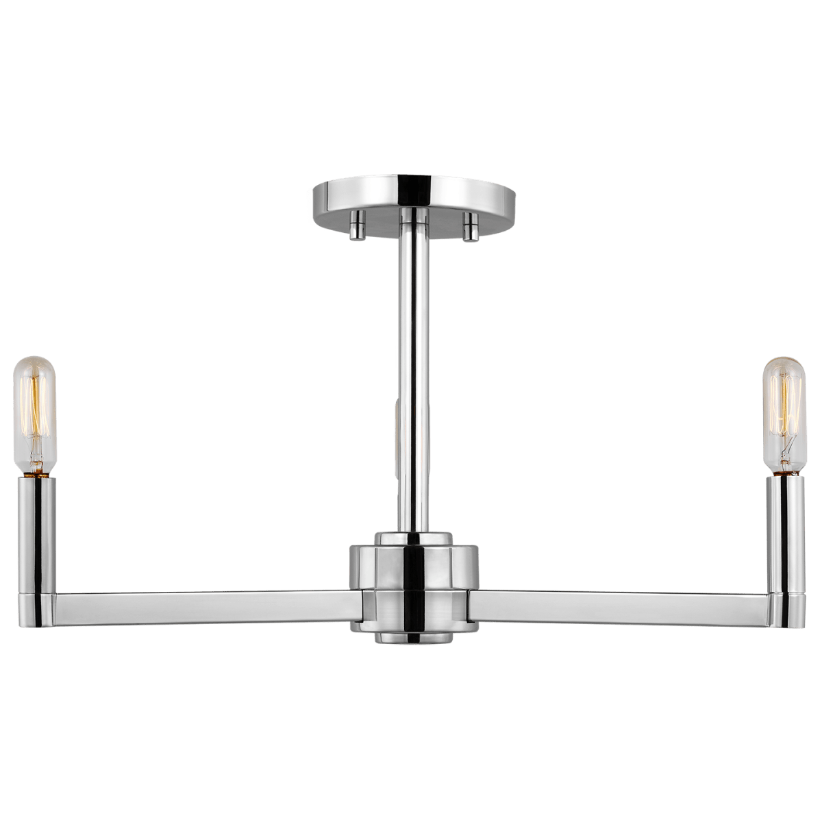 Plafonnier Fullton - Chrome Ampoules non - incluses by Visual Comfort Studio | Luminaires & cie