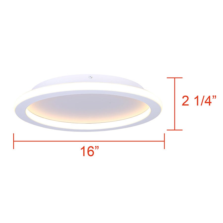 Plafonnier Gavyn - Blanc 20" by Canarm | Luminaires & cie
