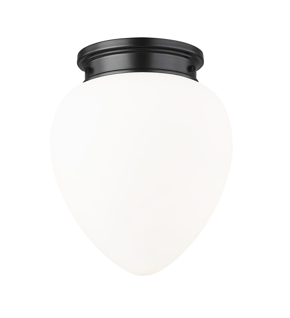 Plafonnier Gideon Noir mat, 12 1/2" – Z-Lite