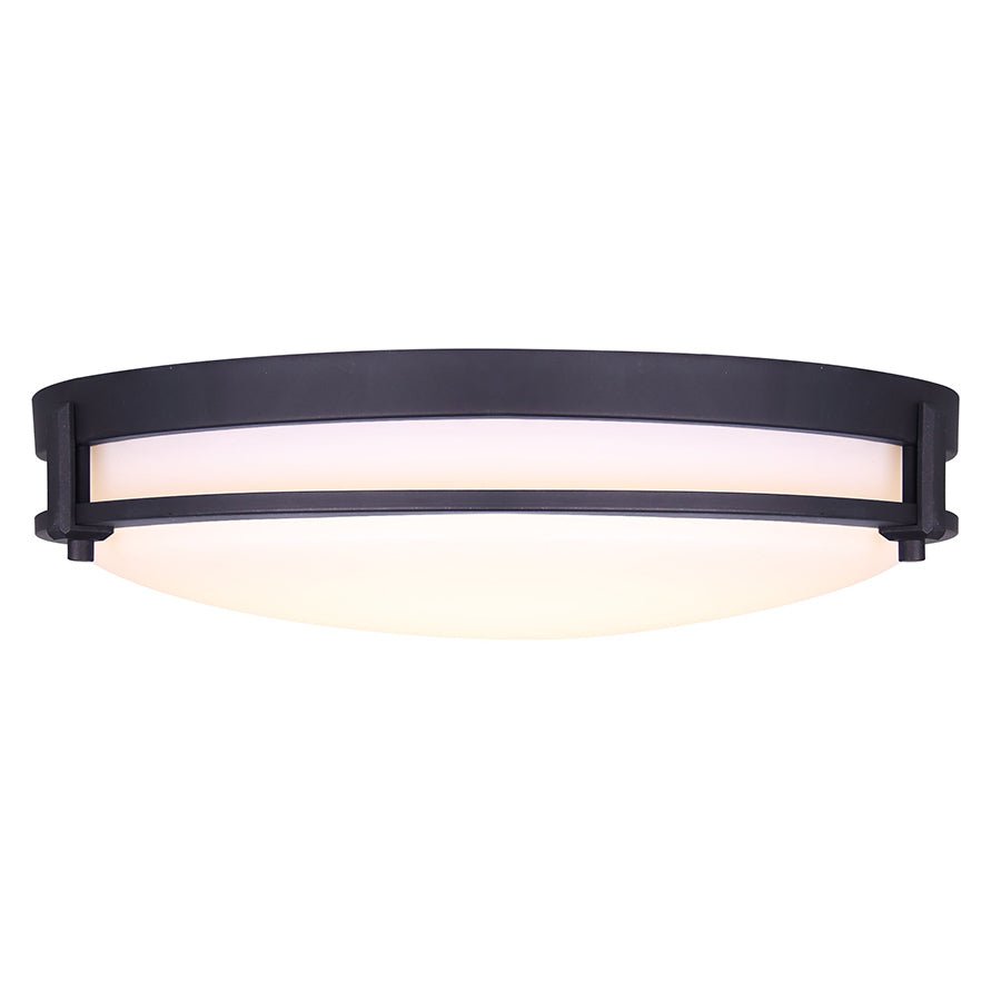 Plafonnier Gilda - Nickel brossé 19" by Canarm | Luminaires & cie