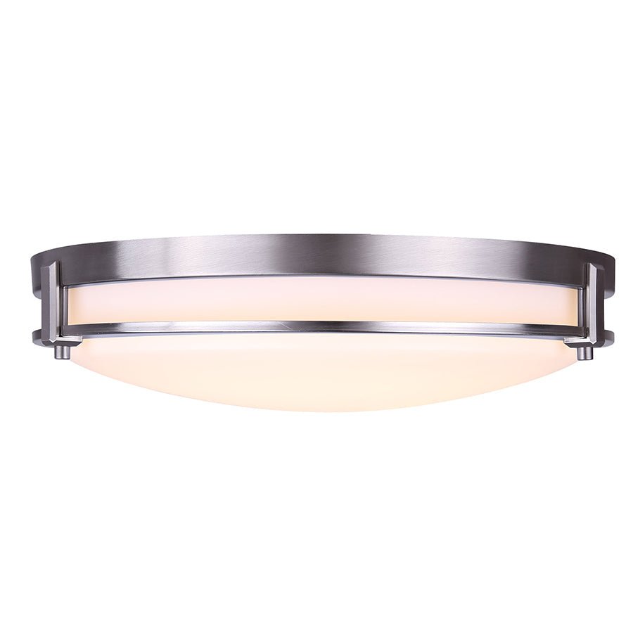 Plafonnier Gilda - Nickel brossé 19" by Canarm | Luminaires & cie