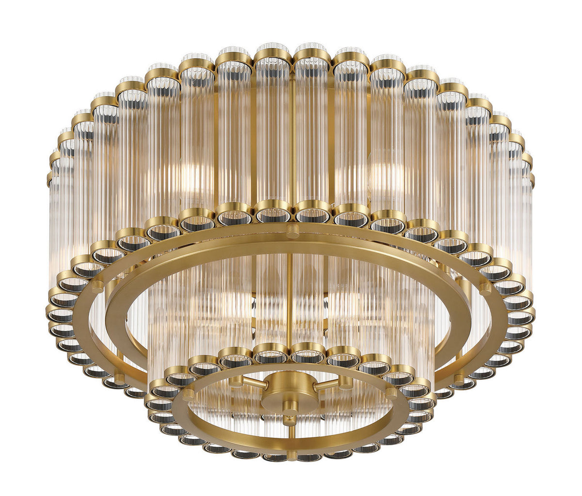 Plafonnier Glasbury Or, 23 3/4" – vue 2