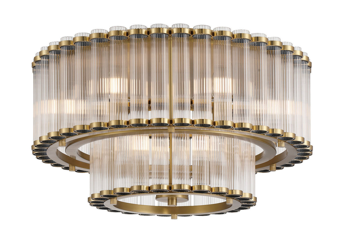 Plafonnier Glasbury Or, 23 3/4" – vue 4