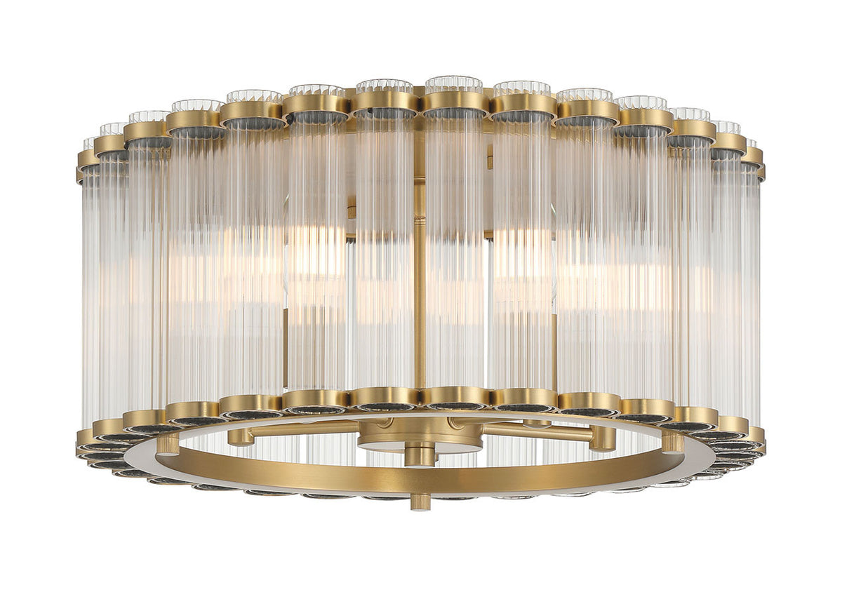 Plafonnier Glasbury Or, 17 3/4" – vue 2