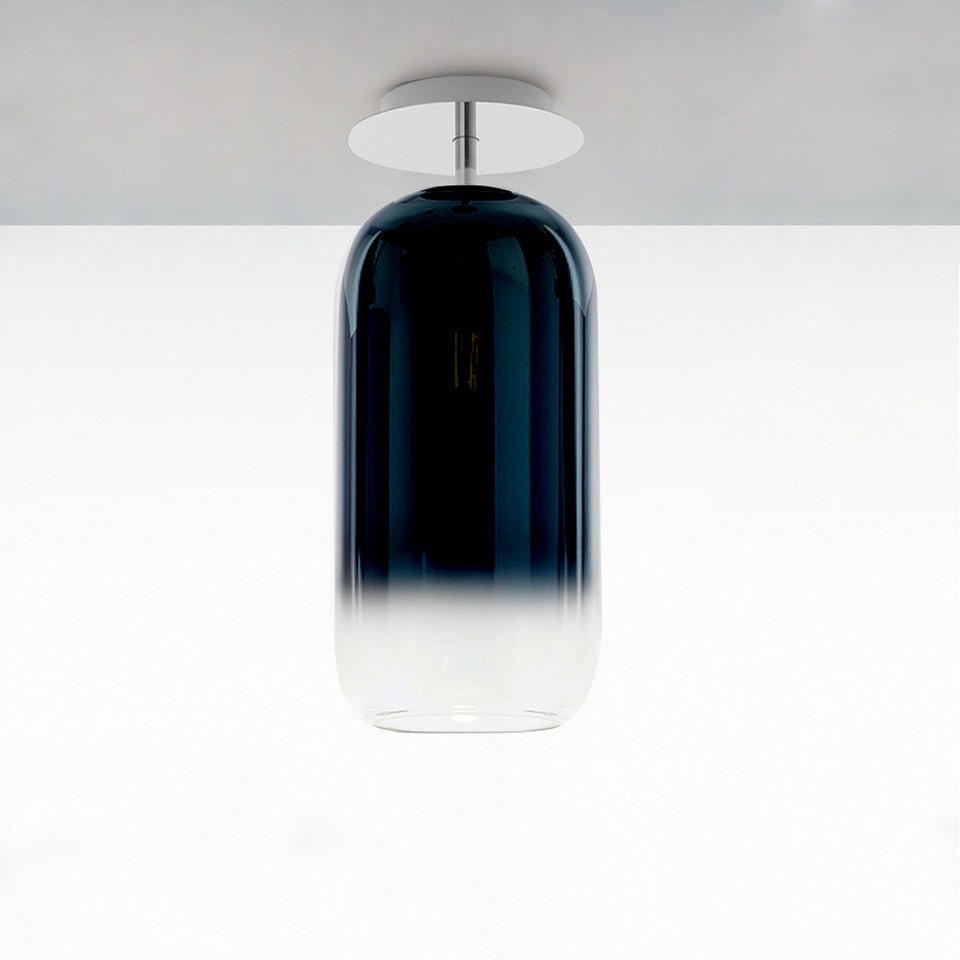Plafonnier Gople - Classique (19 3/4") Chrome/Sapphire by Artemide | Luminaires & cie