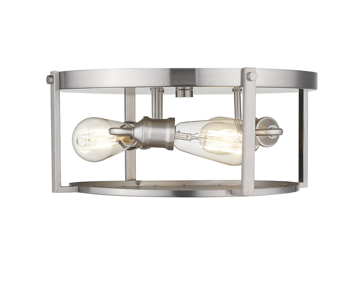 Plafonnier Halcyon Nickel brossé, 16 1/4" – vue 2