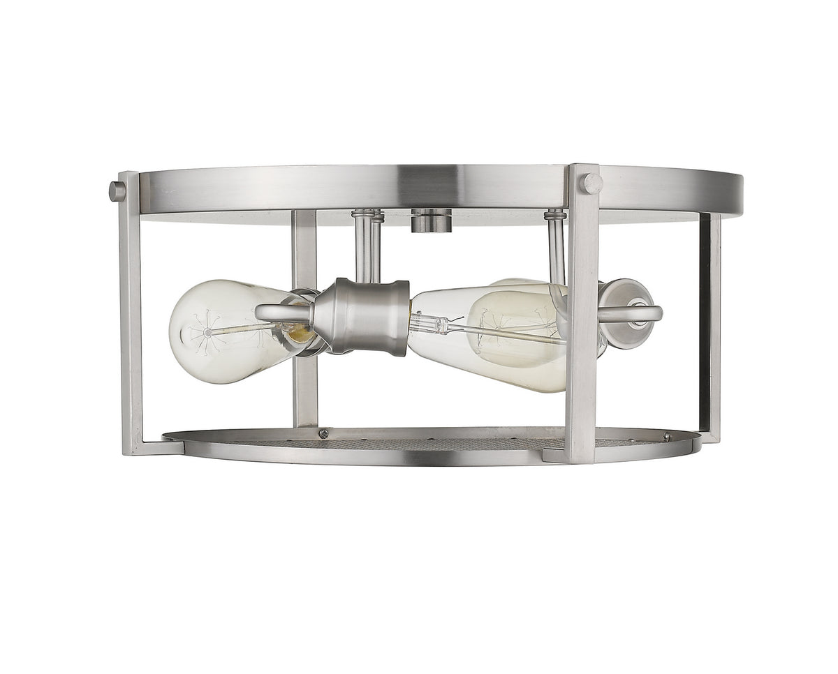 Plafonnier Halcyon Nickel brossé, 16 1/4" – vue 4