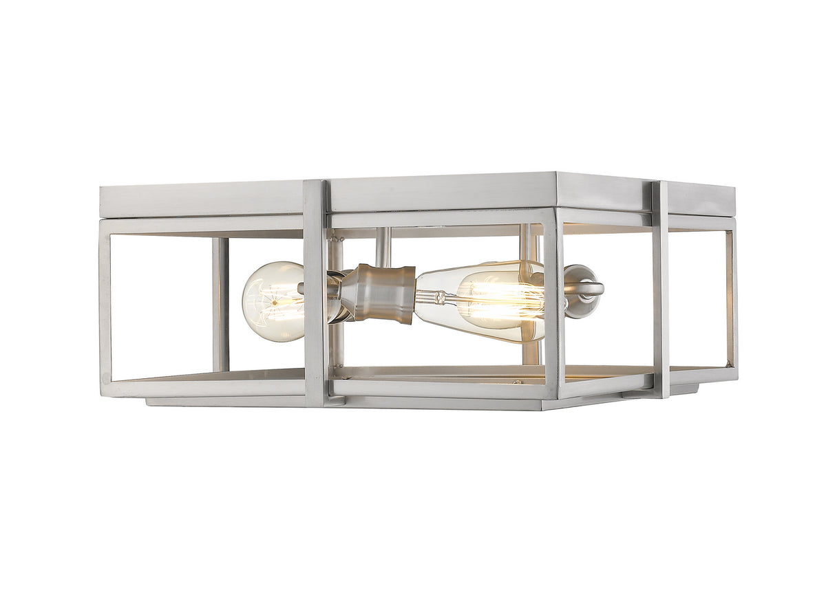 Plafonnier Halcyon Nickel brossé, 15 3/4" – vue 2
