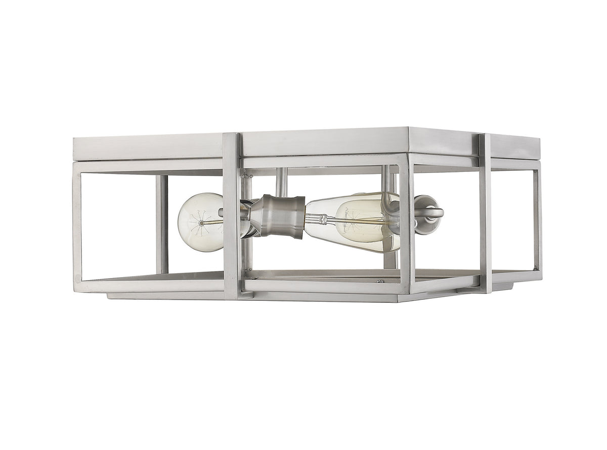 Plafonnier Halcyon Nickel brossé, 15 3/4" – vue 4