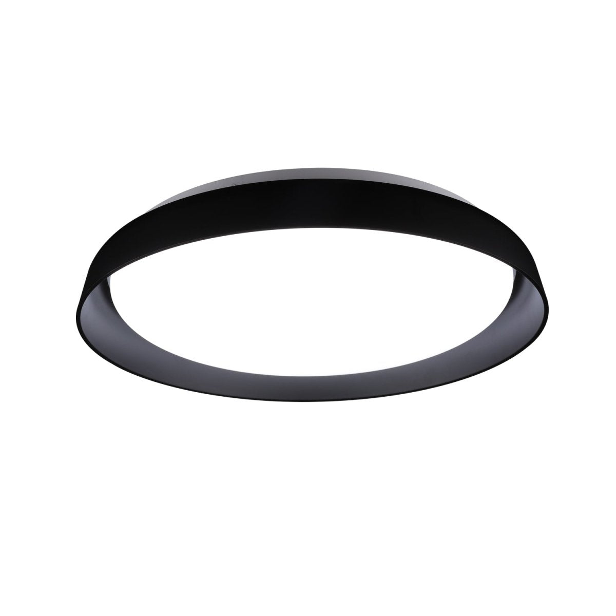 Plafonnier Hampton - Noir 16 7/8" 5CCT/2700°K/3000°K/3500°K/4000°K/5000°K by Kuzco Lighting | Luminaires & cie