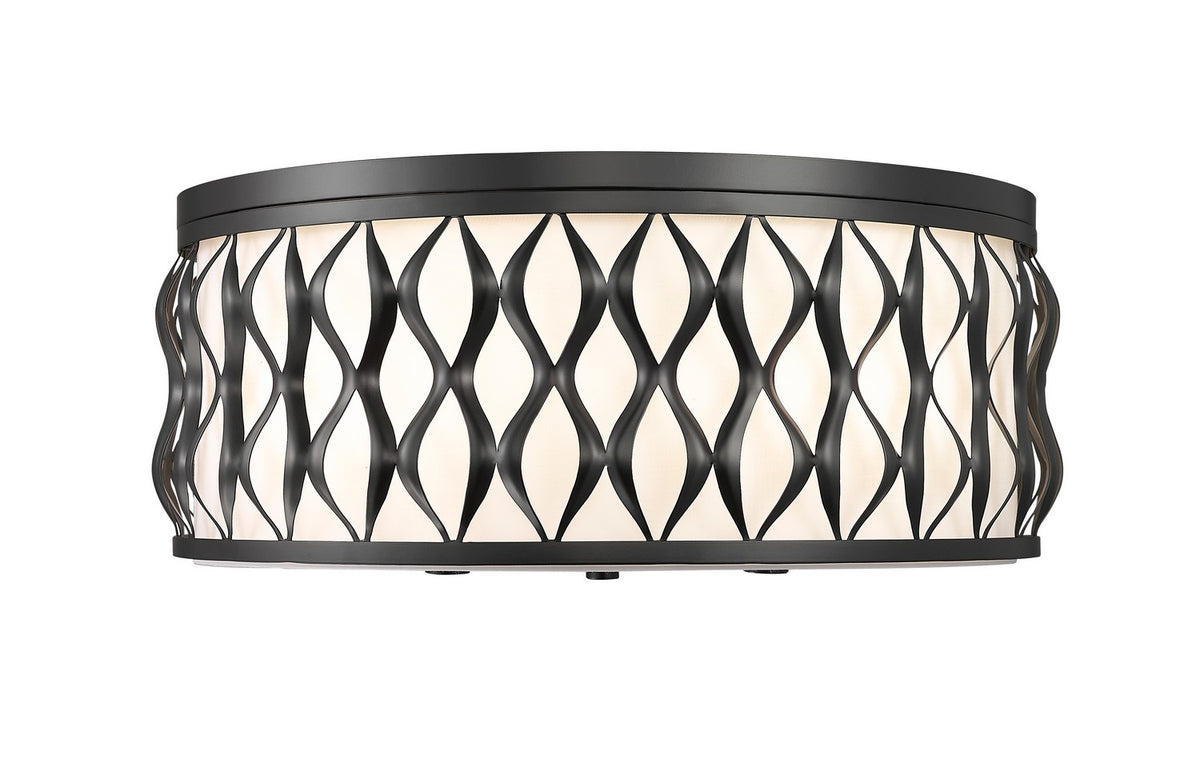 Plafonnier Harden Noir mat, 20 1/4" – Z-Lite