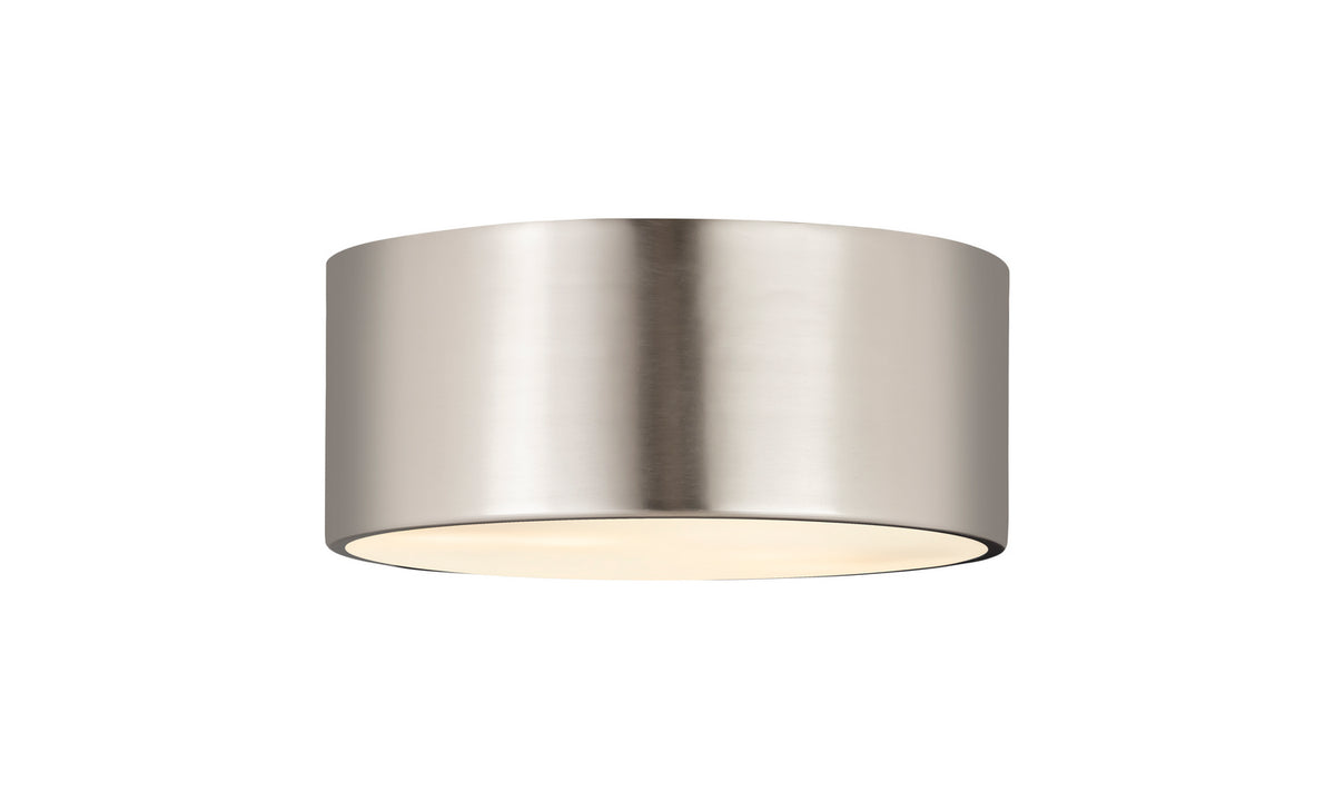 Plafonnier Harley Nickel brossé, 12" – Z-Lite