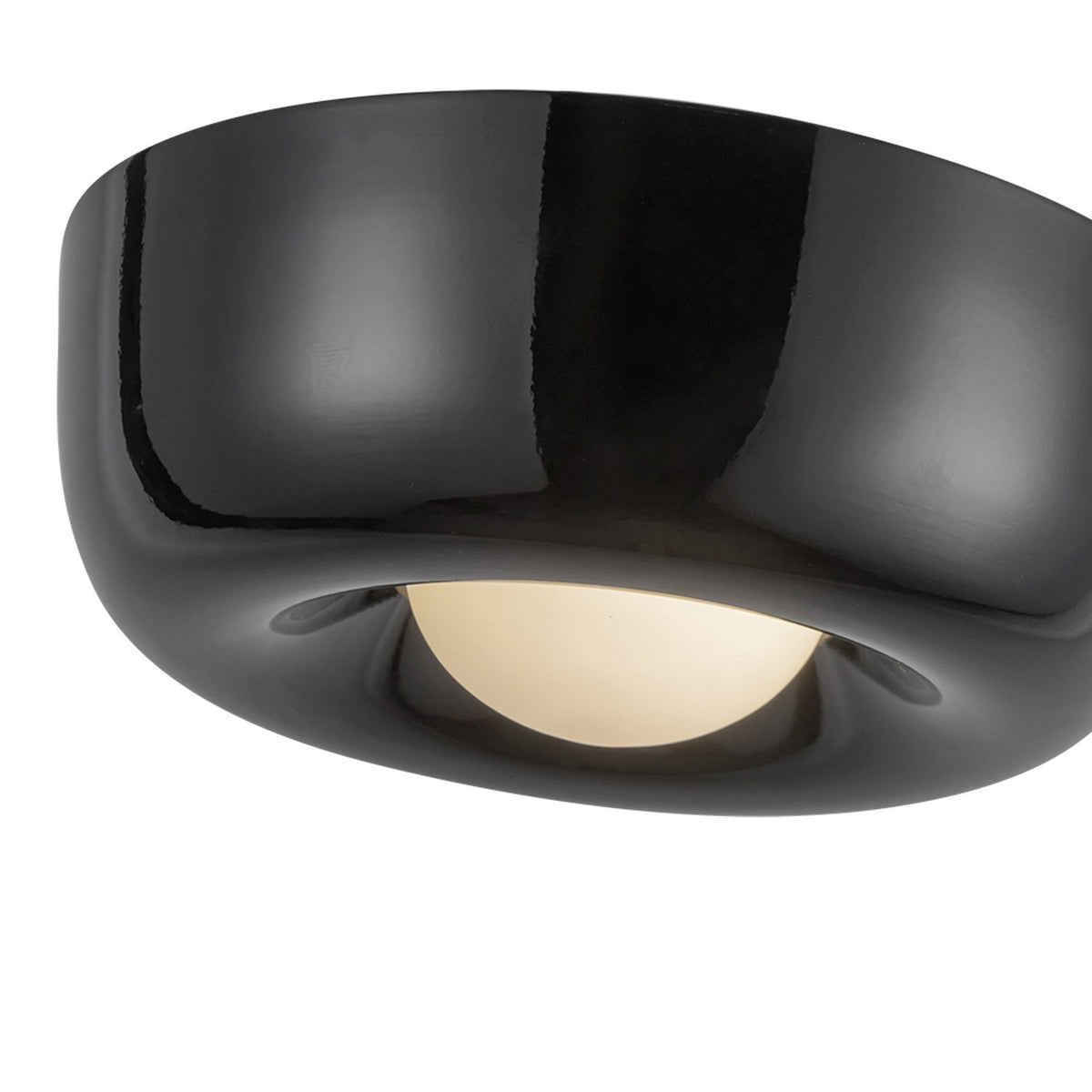 Plafonnier Hayden Noir – vue 5