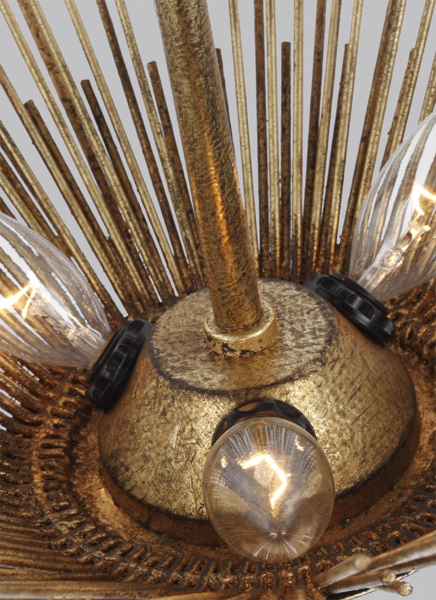 Plafonnier Helios - Gild antique by Visual Comfort Studio | Luminaires & cie