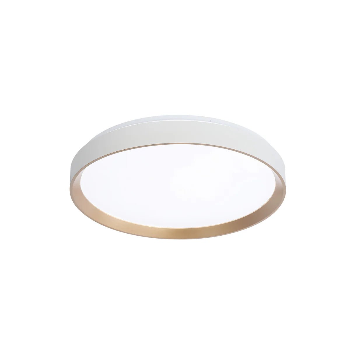 Plafonnier Hudson - Or et blanc mat 19 1/4" by DVI Lighting | Luminaires & cie