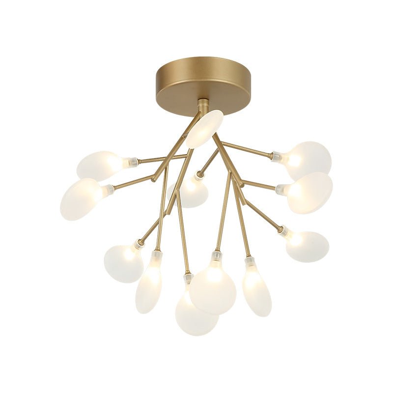 Plafonnier Hydrangea Bloom - Or by Matteo Lighting | Luminaires & cie