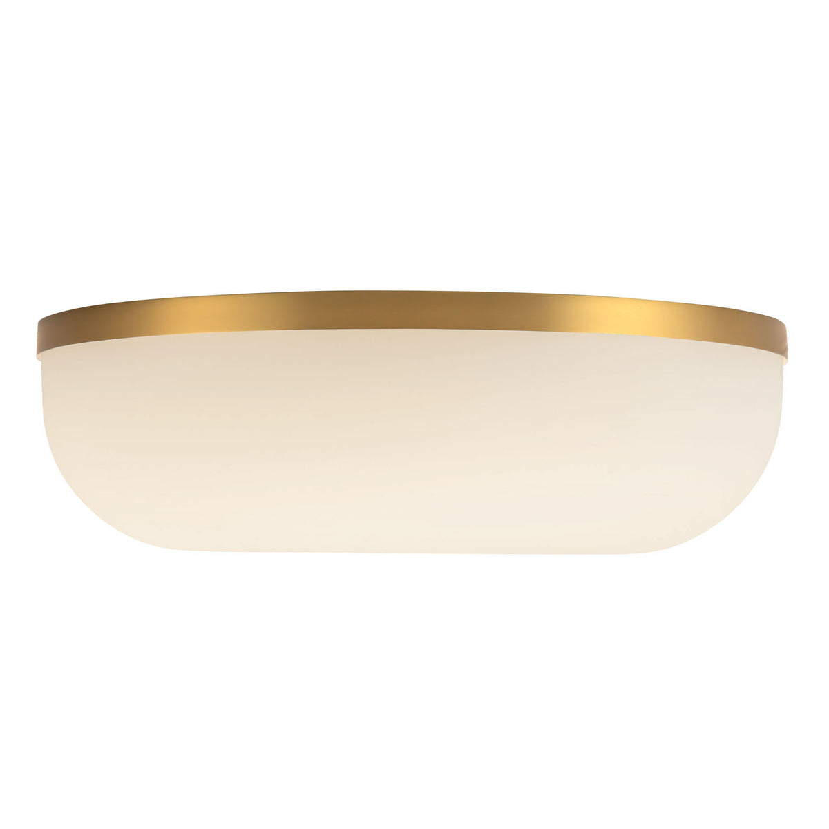 Plafonnier Jada Or brossé/Verre opale – vue 3