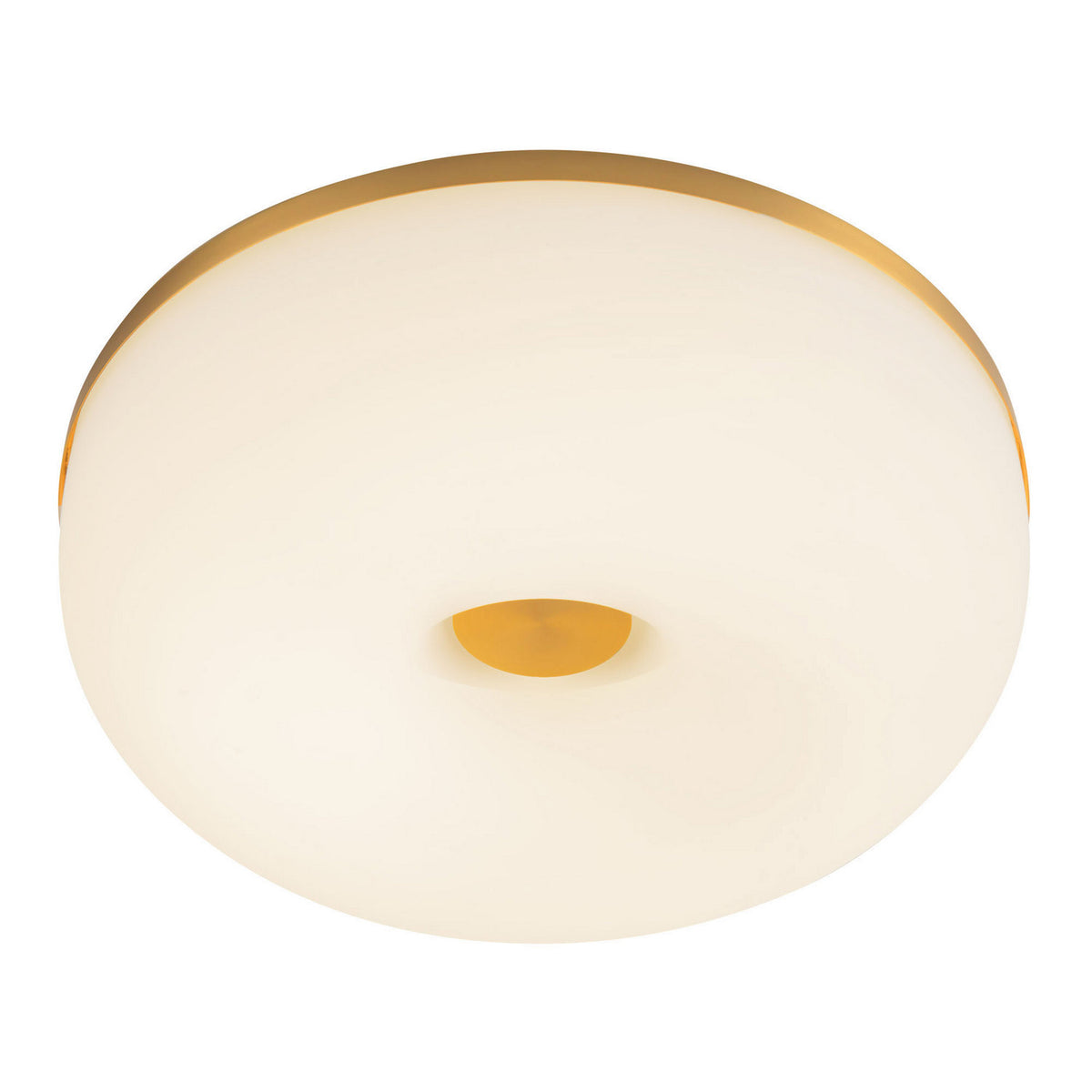 Plafonnier Jada Or brossé/Verre opale – Kuzco Lighting
