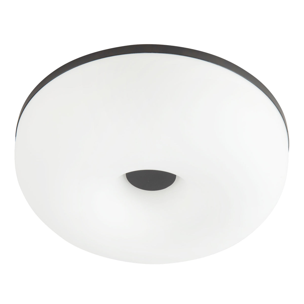 Plafonnier Jada Noir / Verre opale – vue 2