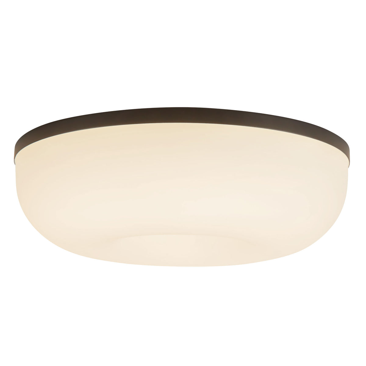 Plafonnier Jada Noir / Verre opale – vue 4