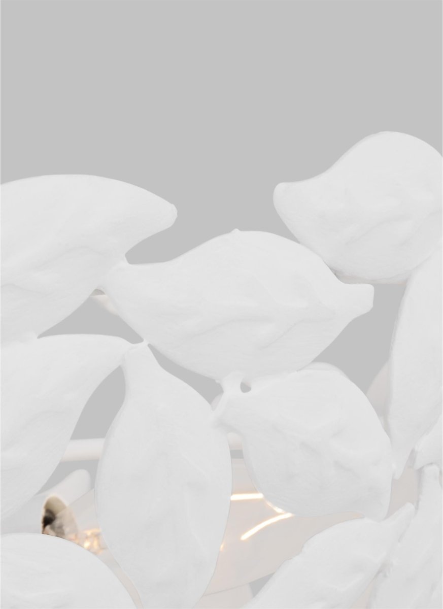 Plafonnier Kelan - Blanc texturé by Visual Comfort Studio | Luminaires & cie