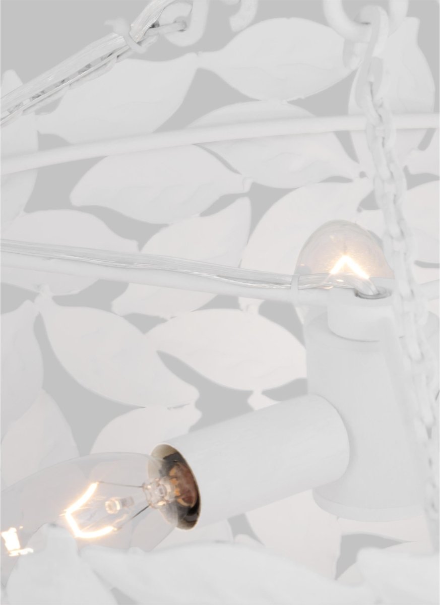 Plafonnier Kelan - Blanc texturé by Visual Comfort Studio | Luminaires & cie