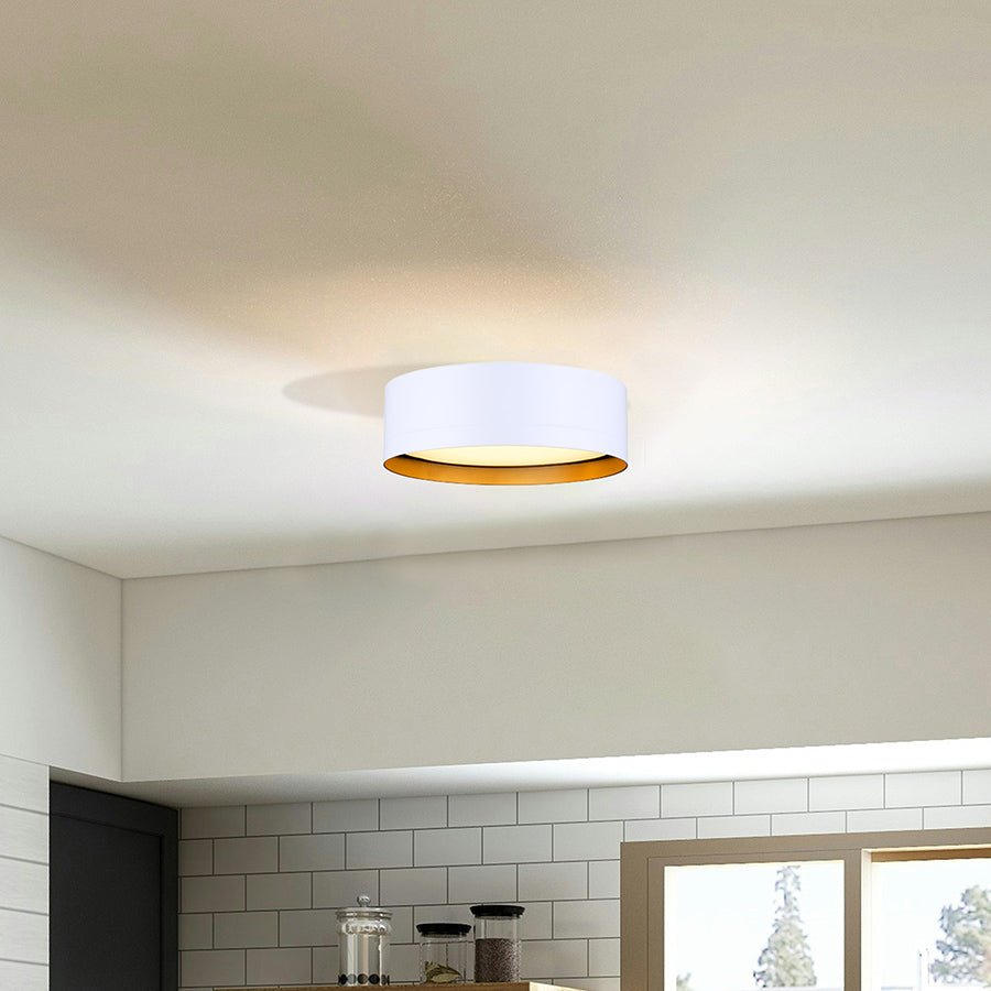 Plafonnier Kyrie - Blanc by Canarm | Luminaires & cie