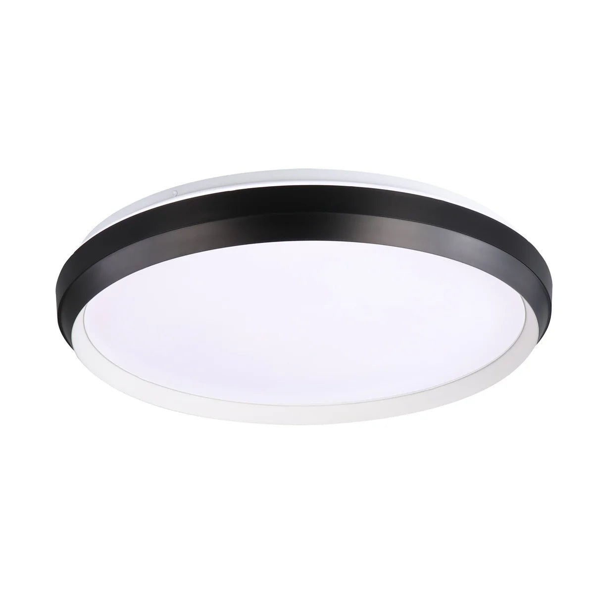 Plafonnier Labrador - Blanc mat et noir mat 15 1/4" by DVI Lighting | Luminaires & cie