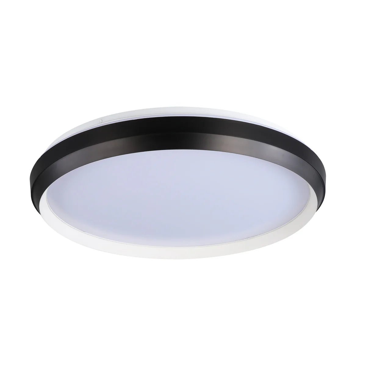 Plafonnier Labrador - Blanc mat et noir mat 19 1/4" by DVI Lighting | Luminaires & cie