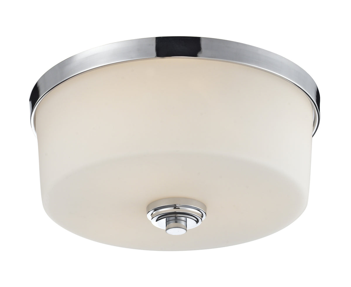 Plafonnier Lamina Chrome, 13 7/8" – Z-Lite