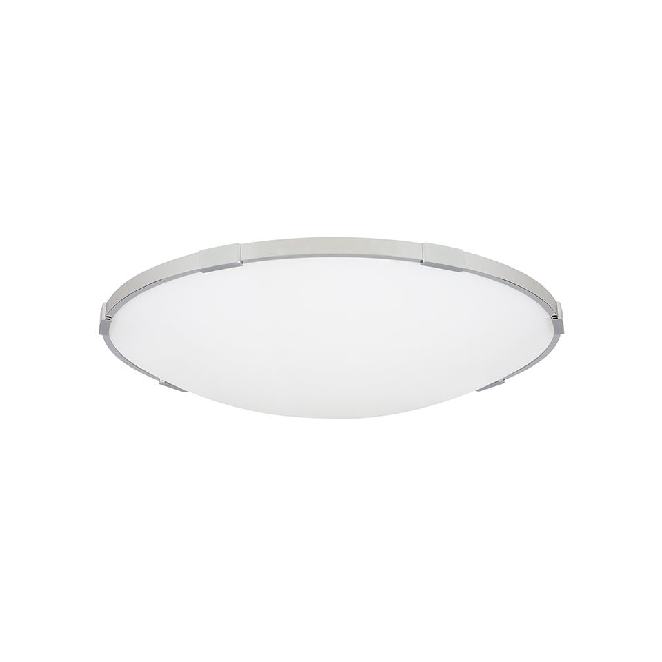 Plafonnier Lance - Nickel satiné 13" 3000K (Blanc doux) by Tech Lighting | Luminaires & cie