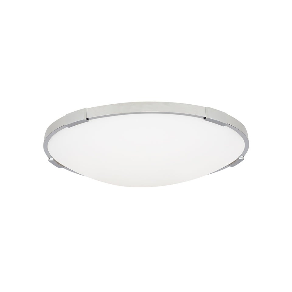 Plafonnier Lance - Nickel satiné 13" 3000K (Blanc doux) by Tech Lighting | Luminaires & cie