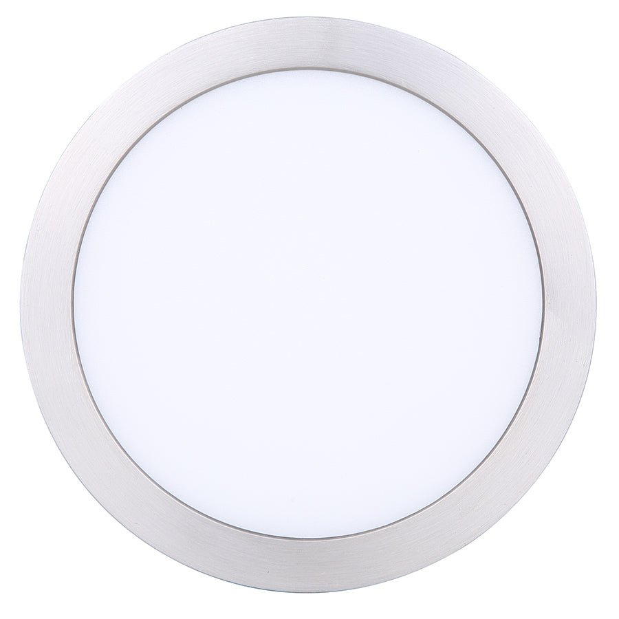 Plafonnier LED Disc - Nickel brossé 7.28" 2700°K by Canarm | Luminaires & cie