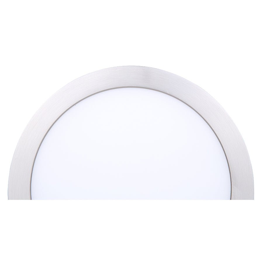 Plafonnier LED Disc - Nickel brossé 7.28" 2700°K by Canarm | Luminaires & cie