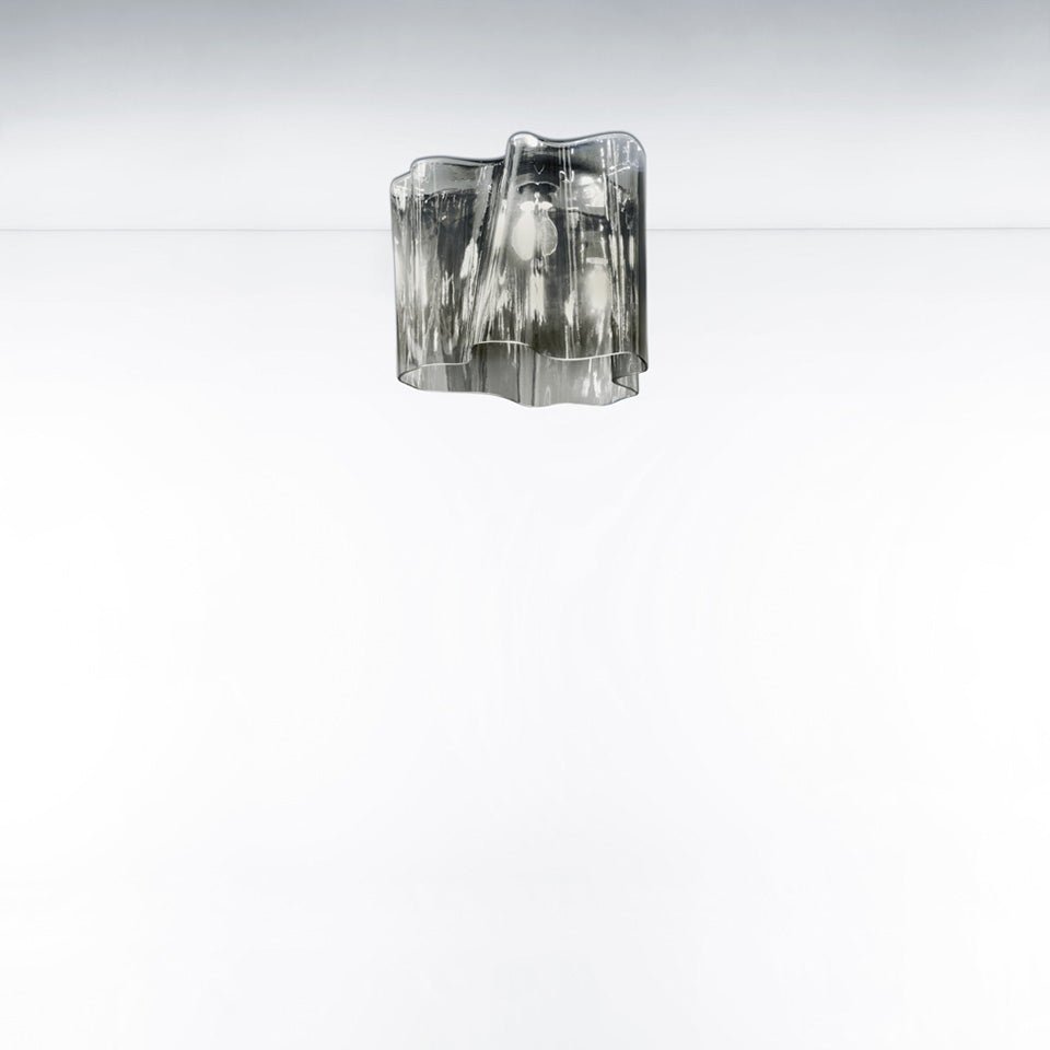 Plafonnier Logico - Simple Régulier Gris/Fumé by Artemide | Luminaires & cie