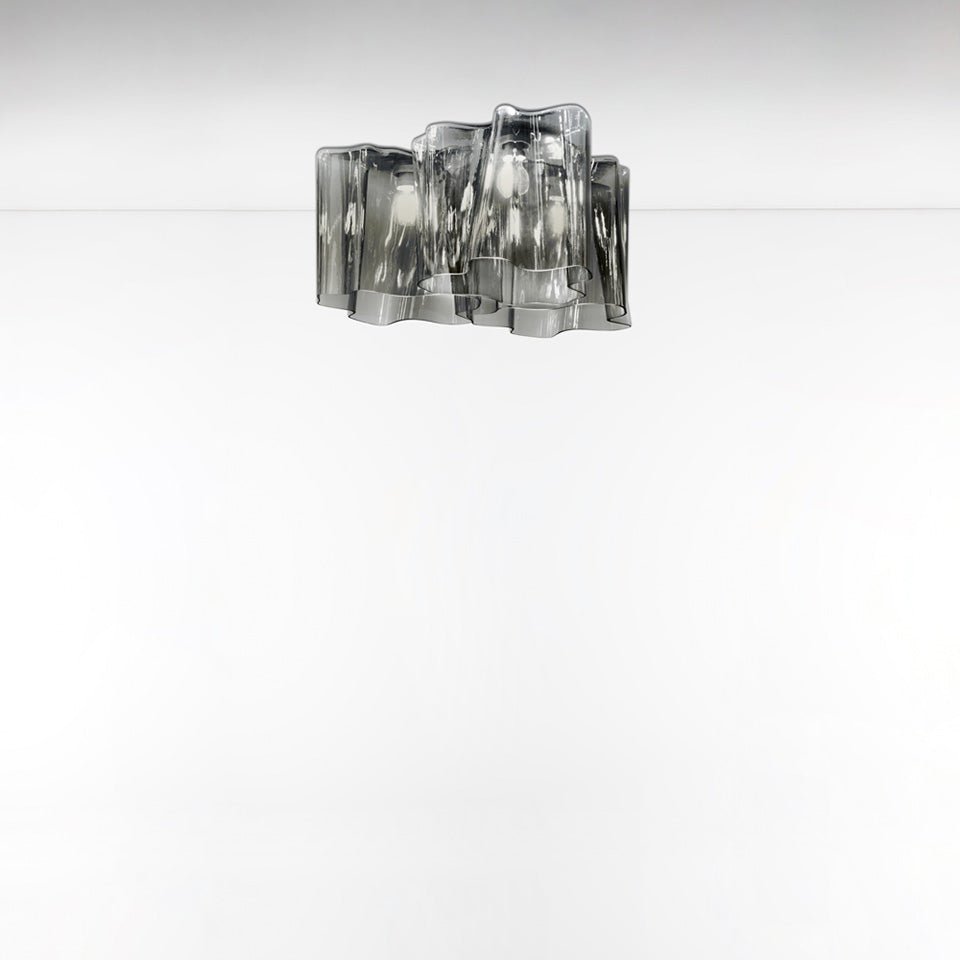 Plafonnier Logico - Trio emboîté Mini Gris/Fumé by Artemide | Luminaires & cie