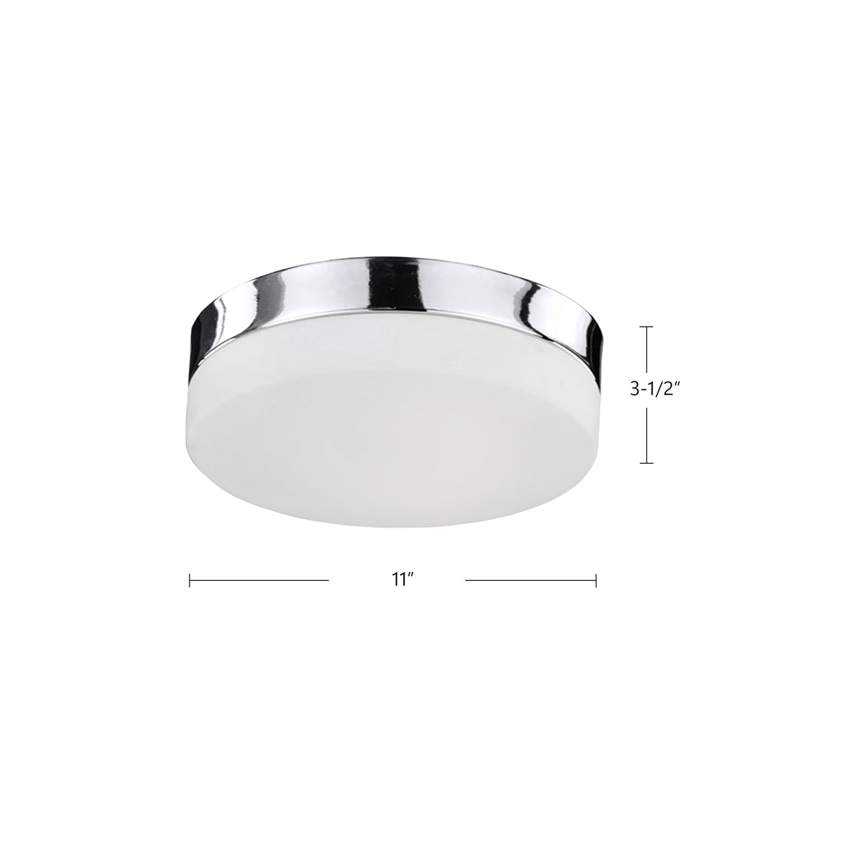 Plafonnier Lomita Chrome – vue 4