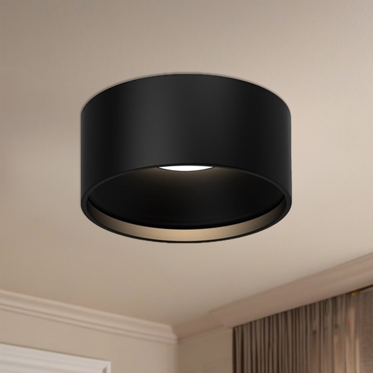 Plafonnier Lucci Noir – vue 4