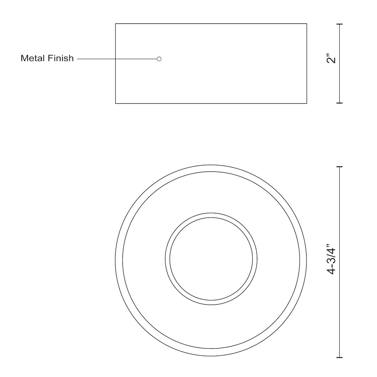 Plafonnier Lucci Blanc – vue 3