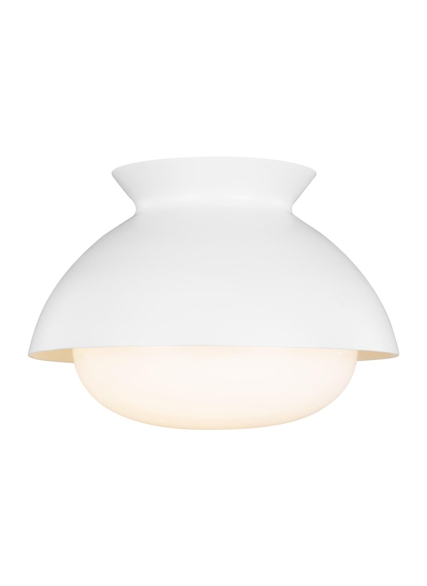 Plafonnier Lucerne - Blanc mat by Visual Comfort Studio | Luminaires & cie