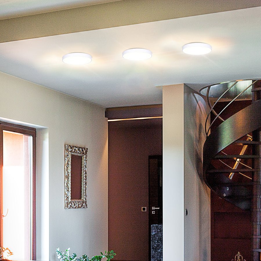 Plafonnier Luna - Blanc mat 8" by Canarm | Luminaires & cie