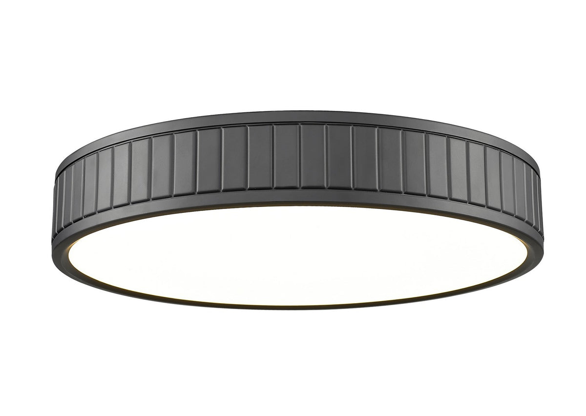 Plafonnier Madison Noir mat, 16 1/2" – Z-Lite