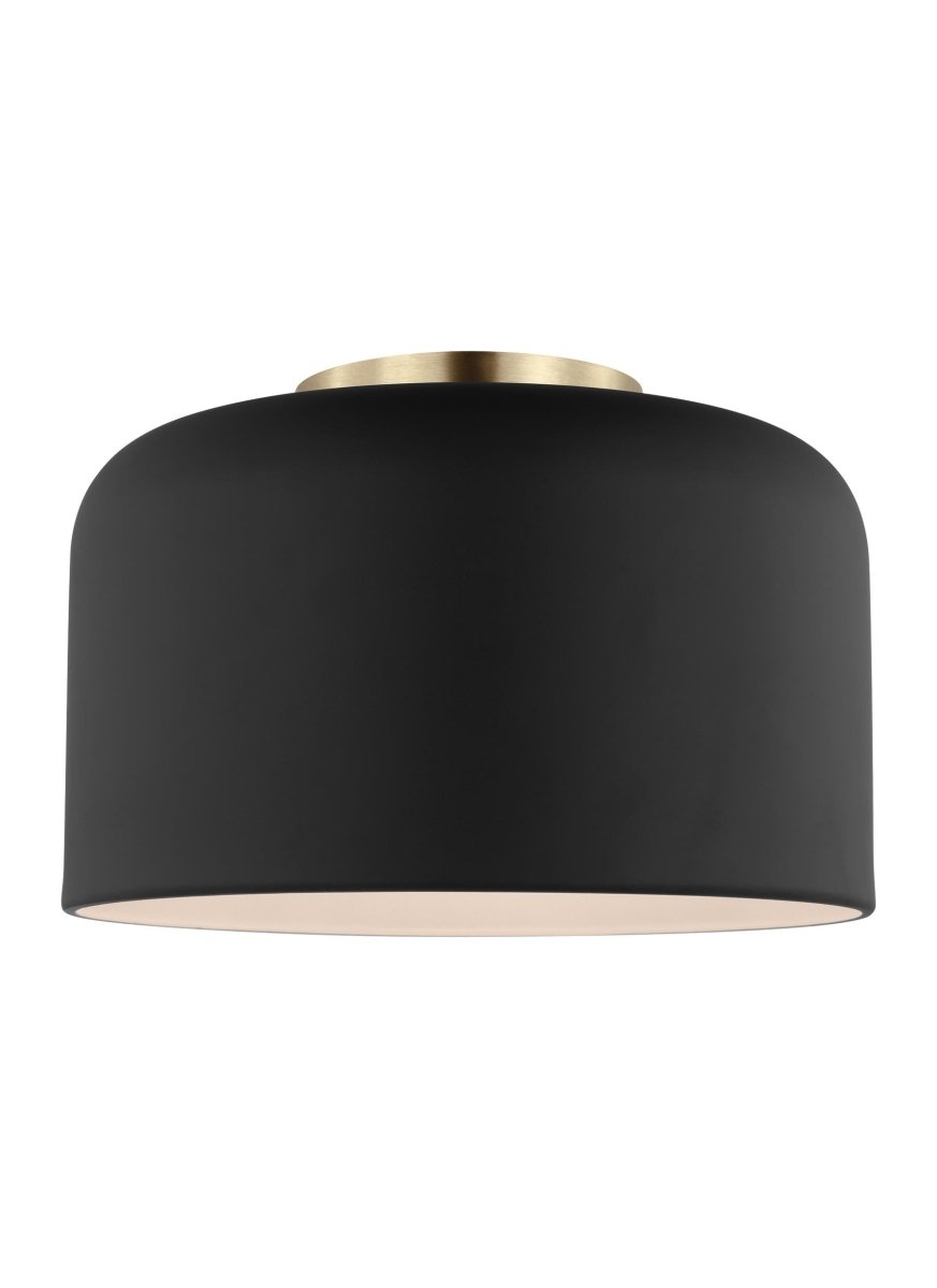 Plafonnier Malone - Noir de minuit 10 3/4" Ampoules non - incluses by Visual Comfort Studio | Luminaires & cie