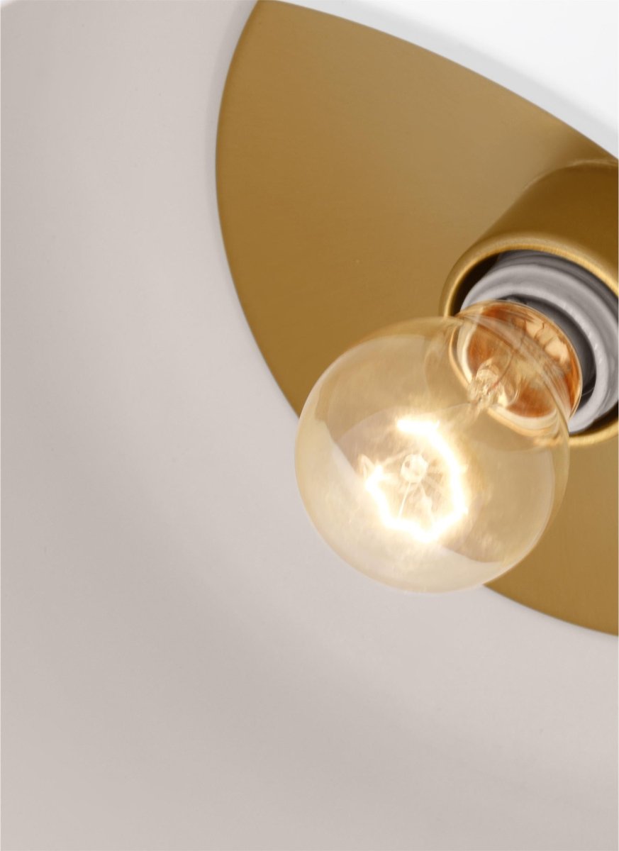 Plafonnier Malone - Blanc mat 10 3/4" Ampoules non - incluses by Visual Comfort Studio | Luminaires & cie